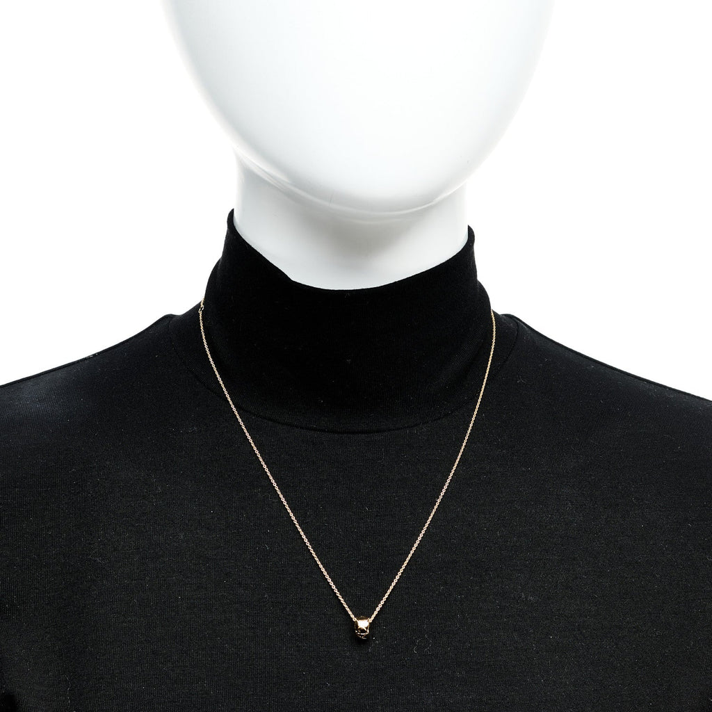 ドッゾペット 18K イエローゴールド ラウンド ペンダント ネックレス（カスタマイズ対応）