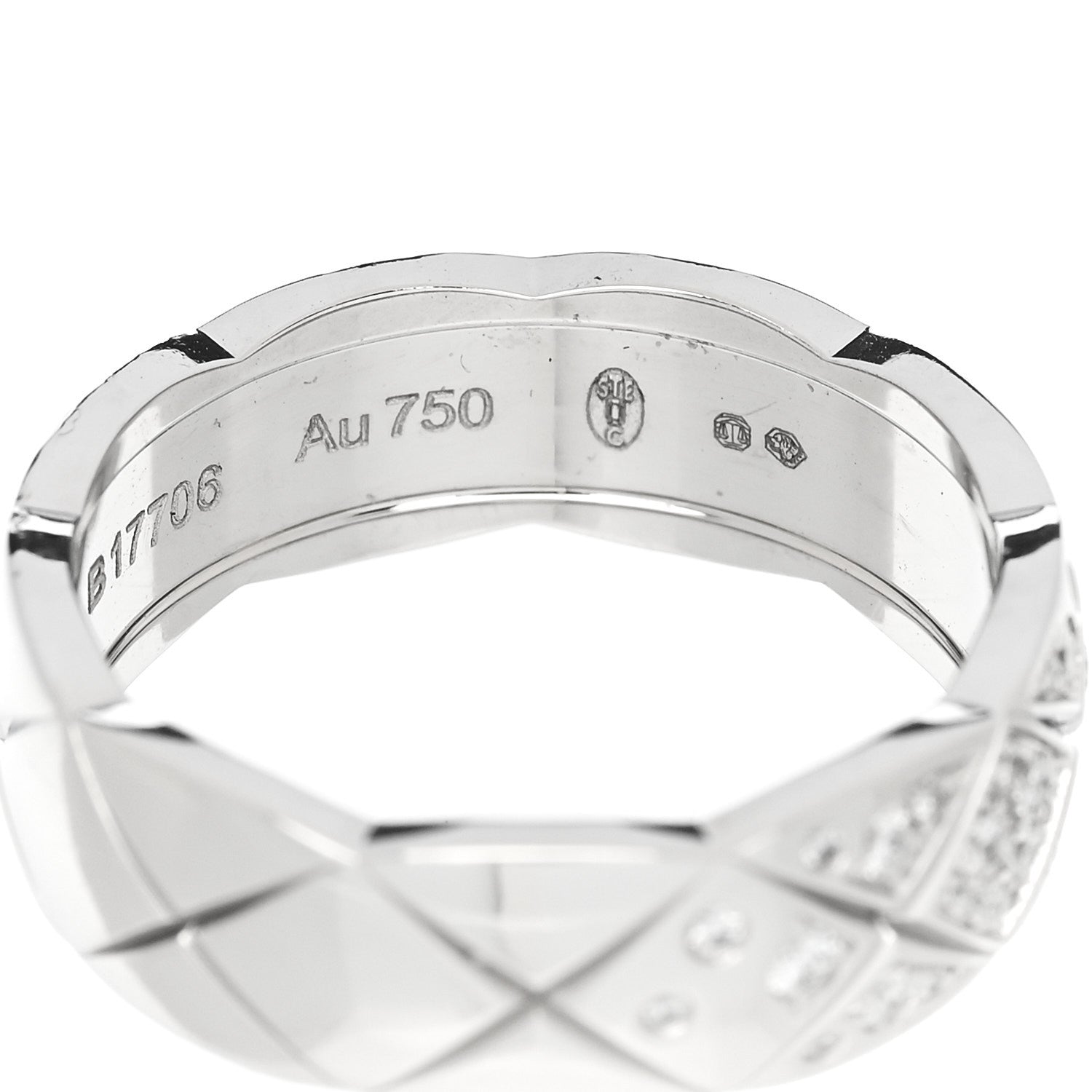 ドッゾペット 18K ホワイトゴールド ダイヤモンド スモール リング 56 7.75（カスタマイズ対応）