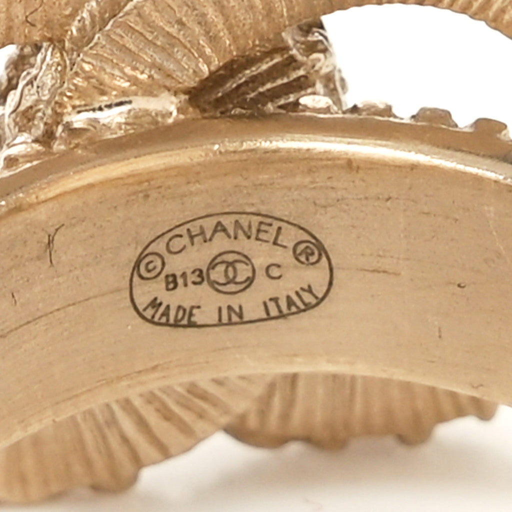 ドッゾペット エナメル バロック リング 52 6 ブラック ゴールド（カスタマイズ対応）