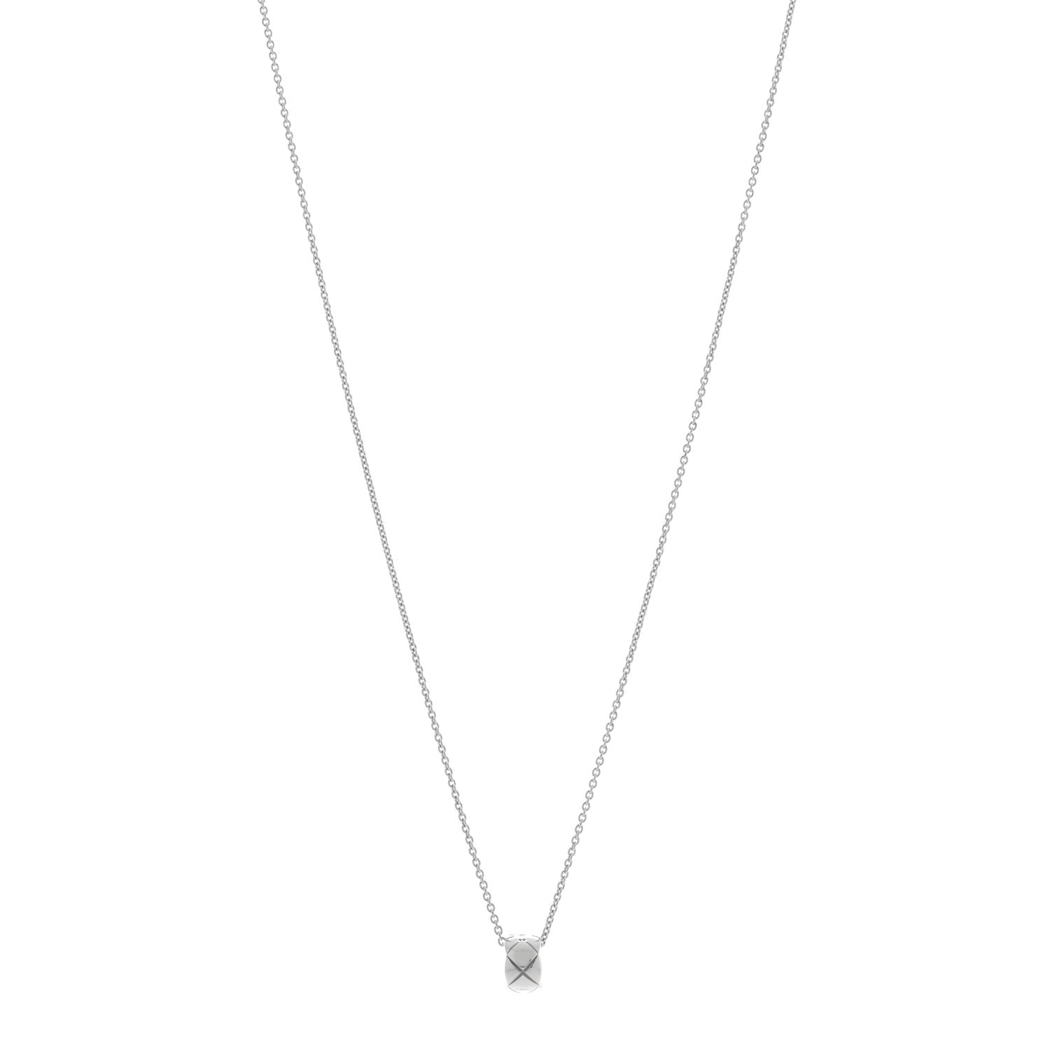 18K ホワイトゴールド ペンダント ネックレス（カスタマイズ対応）