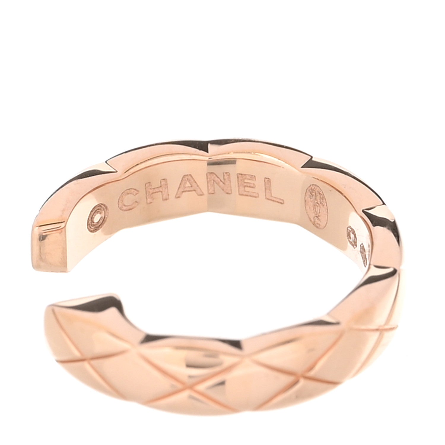 18K ベージュゴールド シングル イヤーカフ ピアス（カスタマイズ対応）