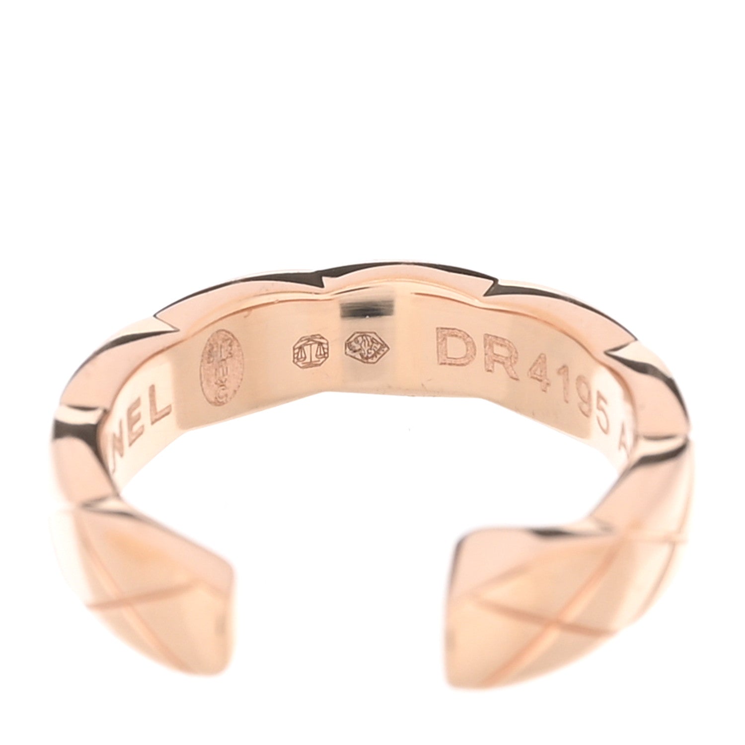 18K ベージュゴールド シングル イヤーカフ ピアス（カスタマイズ対応）