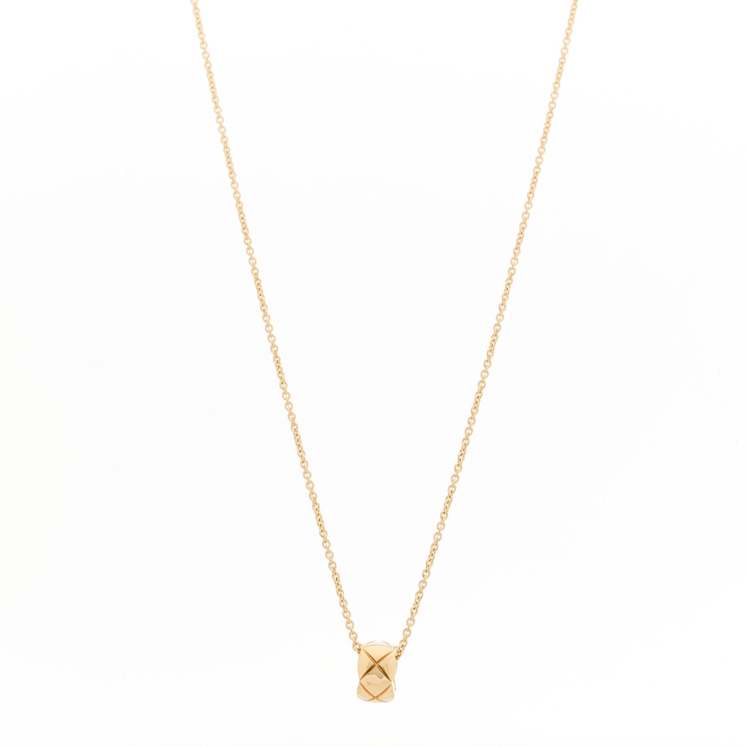 ドッゾペット 18K イエローゴールド ラウンド ペンダント ネックレス（カスタマイズ対応）